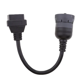 9 Pin J1939 to 16 Pin OBD2 Female Interface Diagnostic Cable Adapter Car Repair Tool 30cm/11.8 Inch
9 Pin J1939 to 16 Pin OBD2 Female Interface Diagnostic Cable Adapter Car Repair Tool 30cm/11.8 Inch