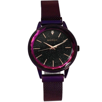 Fashion Quartz Luxury Purple Starry Sky Watches Woman Star Mesh Magnet Band Crystal Girl Ladies Blue Black Rose Gold Waterproof
Fashion Quartz Luxury Purple Starry Sky Watches Woman Star Mesh Magnet Band Crystal Girl Ladies Blue Black Rose Gold Waterproof