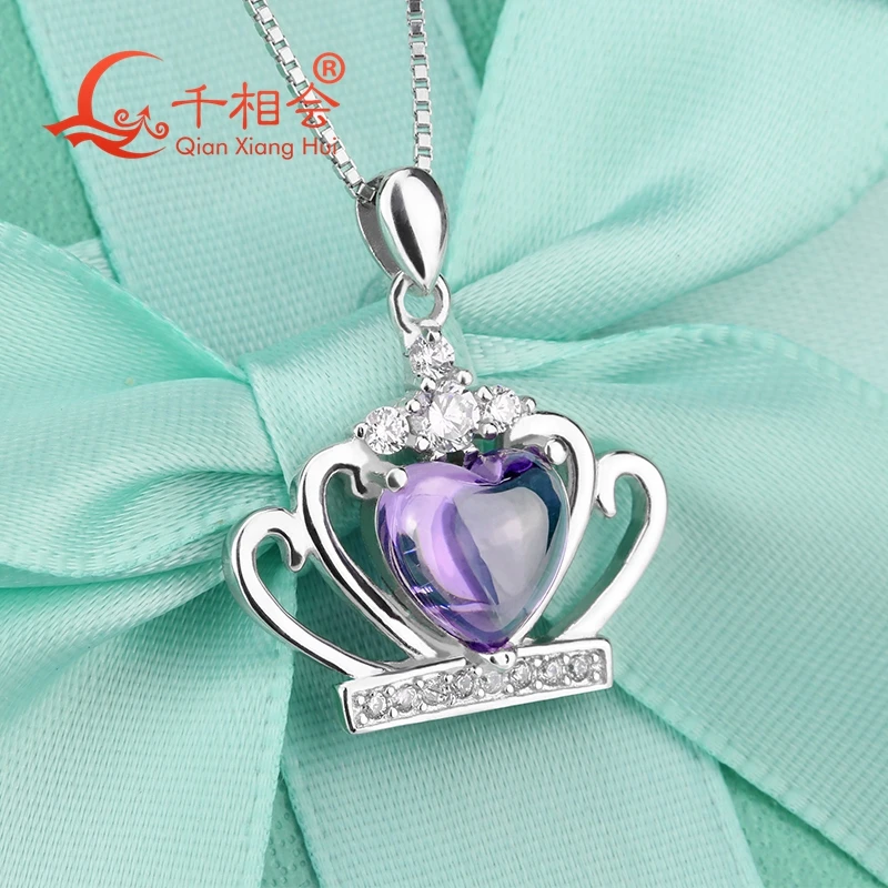 Fashion and elegance crown shape cubic zirconia 925 silver pendant necklace jewelry
Fashion and elegance crown shape cubic zirconia 925 silver pendant necklace jewelry