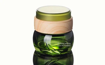 Round Green Glass Jar Cream Jars with wooden cap plastic lid cap inner liner for Salve lotion cosmetics 100pcs/lot
Round Green Glass Jar Cream Jars with wooden cap plastic lid cap inner liner for Salve lotion cosmetics 100pcs/lot
