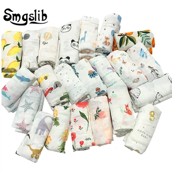 120*120CM Baby blankets newborn muslin 100% Cotton swaddle Fox unicorn Print baby blanket Infant Wrap Stroller cover Play Mat
120*120CM Baby blankets newborn muslin 100% Cotton swaddle Fox unicorn Print baby blanket Infant Wrap Stroller cover Play Mat