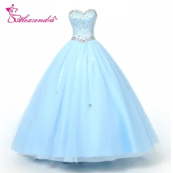 Alexzendra Beaded Bodice Light Blue Ball Gown Quinceanera Dresses Sweetheart Gorgeous Quinceanera Dresses
Alexzendra Beaded Bodice Light Blue Ball Gown Quinceanera Dresses Sweetheart Gorgeous Quinceanera Dresses