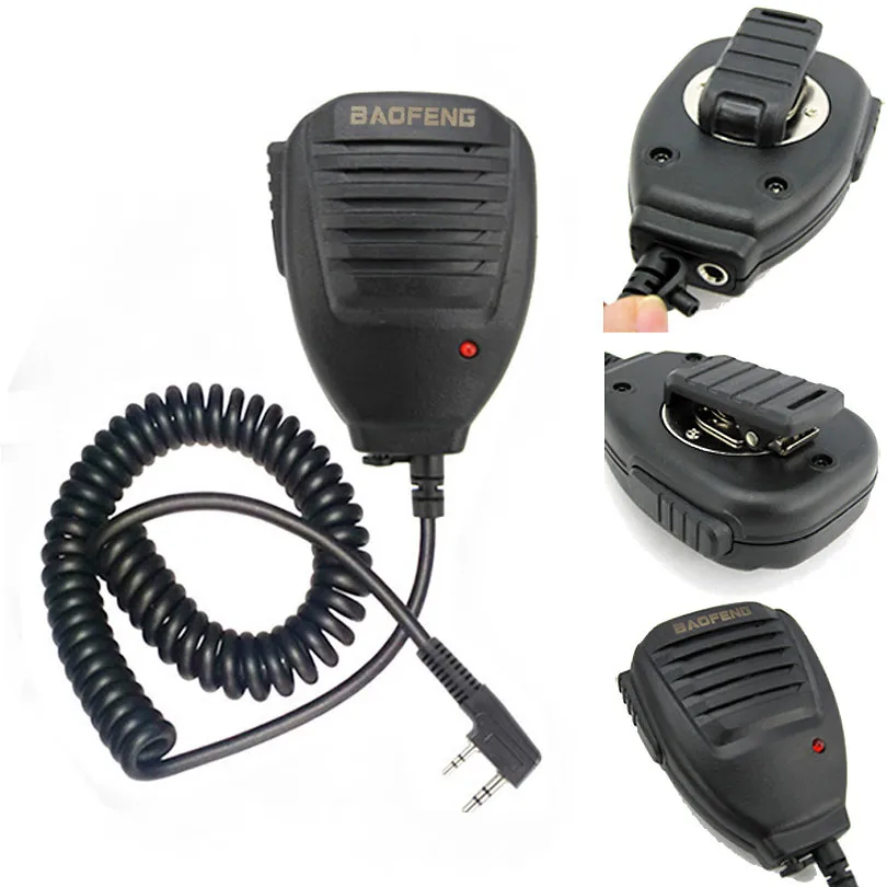 2pcs Original Portable Radio Microphone Speaker Mic PTT for Walkie Talkie Baofeng UV-5R Plus BF-888S UV B6 UV-B5 UV-82 GT-3 TP
2pcs Original Portable Radio Microphone Speaker Mic PTT for Walkie Talkie Baofeng UV-5R Plus BF-888S UV B6 UV-B5 UV-82 GT-3 TP