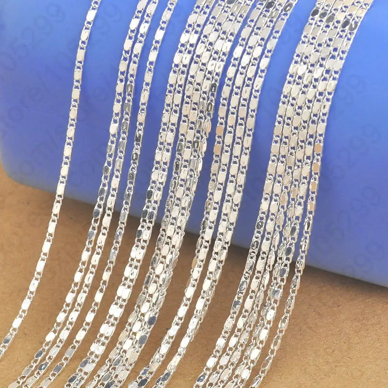 Wholesale 10PC 16''-30'' 925 Sterling Silver Needle S Necklace Chain With Lobster Clasps For Pendant DIY
Wholesale 10PC 16''-30'' 925 Sterling Silver Needle S Necklace Chain With Lobster Clasps For Pendant DIY