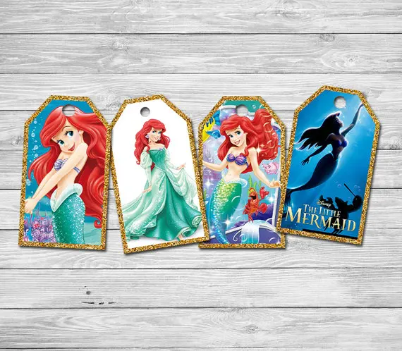 Princess Little Mermaid Thank you Tags,Labels,Gift Favors,Birthday party decorations kids,Party supplies Candy bag labels
Princess Little Mermaid Thank you Tags,Labels,Gift Favors,Birthday party decorations kids,Party supplies Candy bag labels