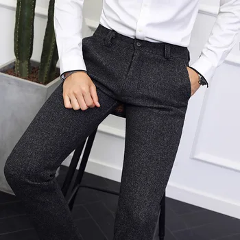 Autumn and winter Men Pants Asian Grey & Black Size 28 29 30 31 32 33 34 36 38 40 Slim Design Mens Trousers Business Casual pant
Autumn and winter Men Pants Asian Grey & Black Size 28 29 30 31 32 33 34 36 38 40 Slim Design Mens Trousers Business Casual pant