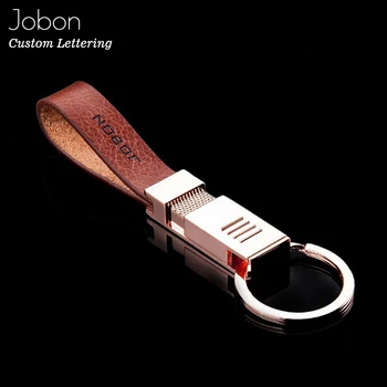 Brand Jobon High-Grade Key Chain Women Men Custom Lettering Keychains Leather Car Key Holder Metal Bag Pendant Best Gift Jewelry
Brand Jobon High-Grade Key Chain Women Men Custom Lettering Keychains Leather Car Key Holder Metal Bag Pendant Best Gift Jewelry