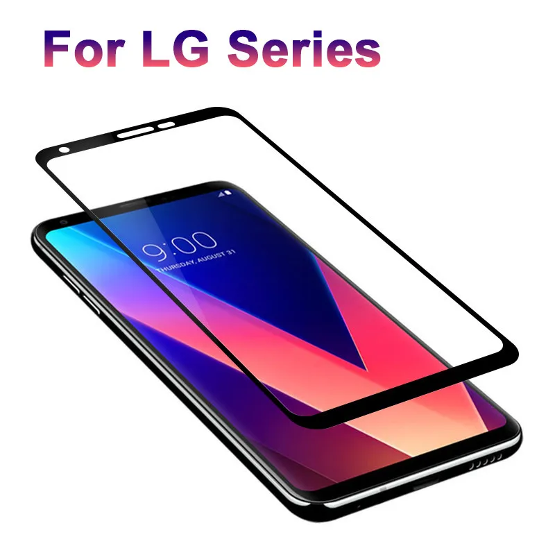 Фото Защитное стекло для LG V30 закаленное с полным покрытием G6 Q6 K10 2017 K8 - купить