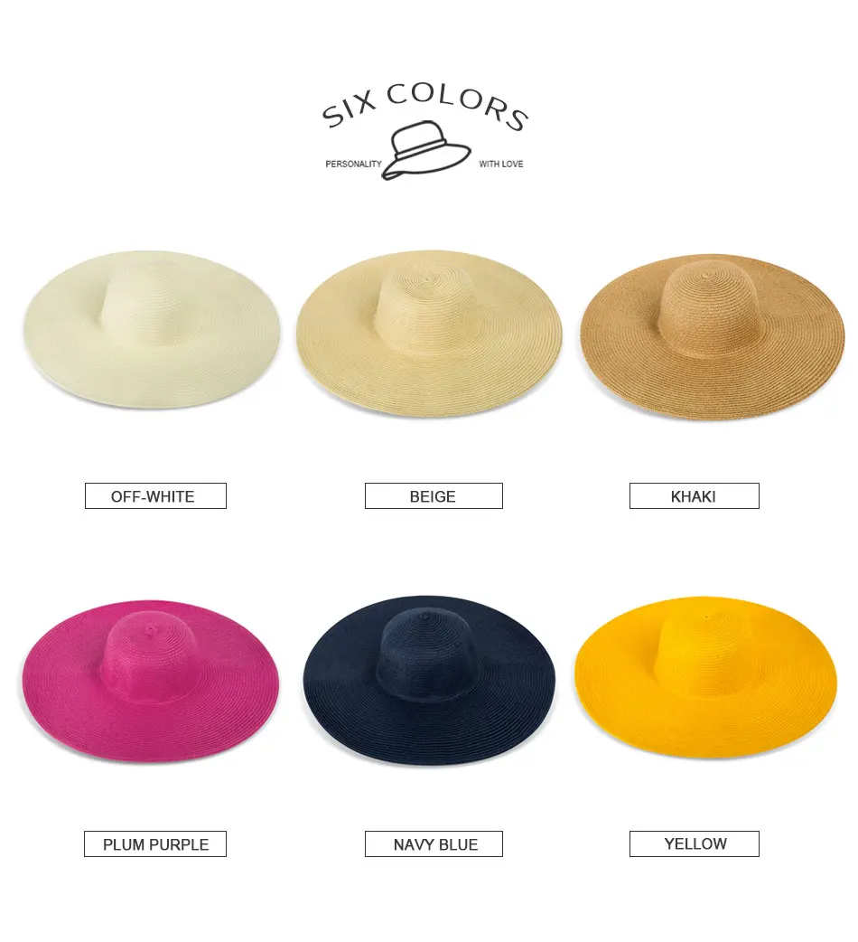 Acquistare WISH CLUB Fashion Summer Spring Beach Cappelli Da Sole Donna  Cappello Di Paglia Donna Cappello Da Sole Con Visiera Cappello Da Donna Big  Brim Sunbonnet Chapeau Femme Economico | Consegna Veloce