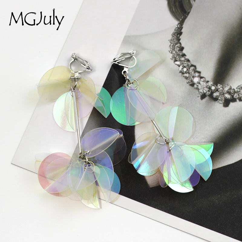 Multicolor Sequins Earrings No Pierced Ear Clips Round Sequins Clip Earrings Without Piercing Women Party Earring Jewelry CE045
Multicolor Sequins Earrings No Pierced Ear Clips Round Sequins Clip Earrings Without Piercing Women Party Earring Jewelry CE045