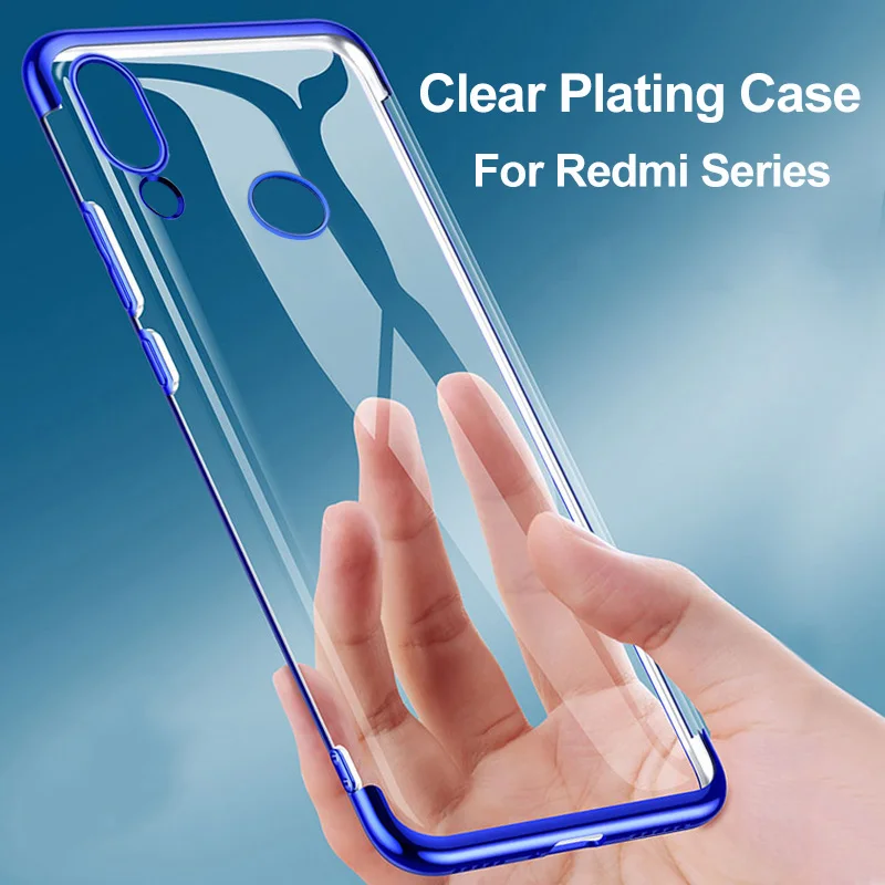 Clear Silicone Case For Xiaomi Redmi Note 7 Case Luxury Slim Soft TPU Plating Cover For Redmi K20 Note 7 6 5 Pro 6A Phone Case
Clear Silicone Case For Xiaomi Redmi Note 7 Case Luxury Slim Soft TPU Plating Cover For Redmi K20 Note 7 6 5 Pro 6A Phone Case