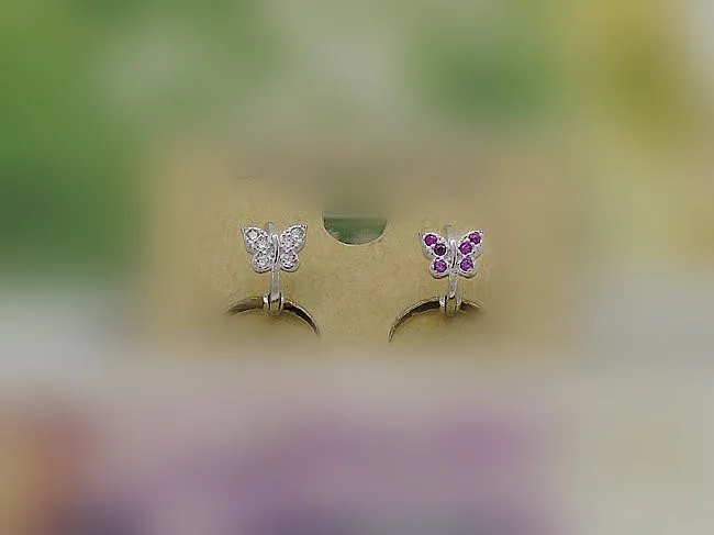 New Ear Bone Ring 925 silver micro-small Butterfly Earrings Inside Diameter 5/6MM Ear Buckle
New Ear Bone Ring 925 silver micro-small Butterfly Earrings Inside Diameter 5/6MM Ear Buckle