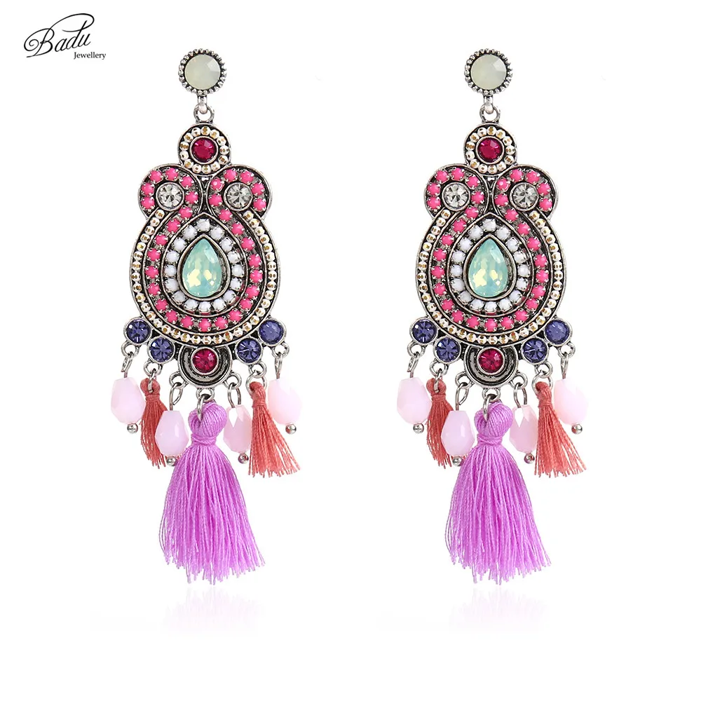 Badu Long Ethnic Earring Women Halloween Party Purple Tassels Vintage Baroque Big Heavy Pendant Drop Earrings Fashion Jewelry
Badu Long Ethnic Earring Women Halloween Party Purple Tassels Vintage Baroque Big Heavy Pendant Drop Earrings Fashion Jewelry