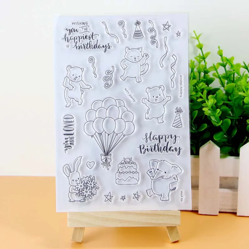 2019 new arrival Birthday/cute animal Transparent Clear Stamps for DIY Scrapbooking Card Making diy photo album Decorative
2019 new arrival Birthday/cute animal Transparent Clear Stamps for DIY Scrapbooking Card Making diy photo album Decorative
