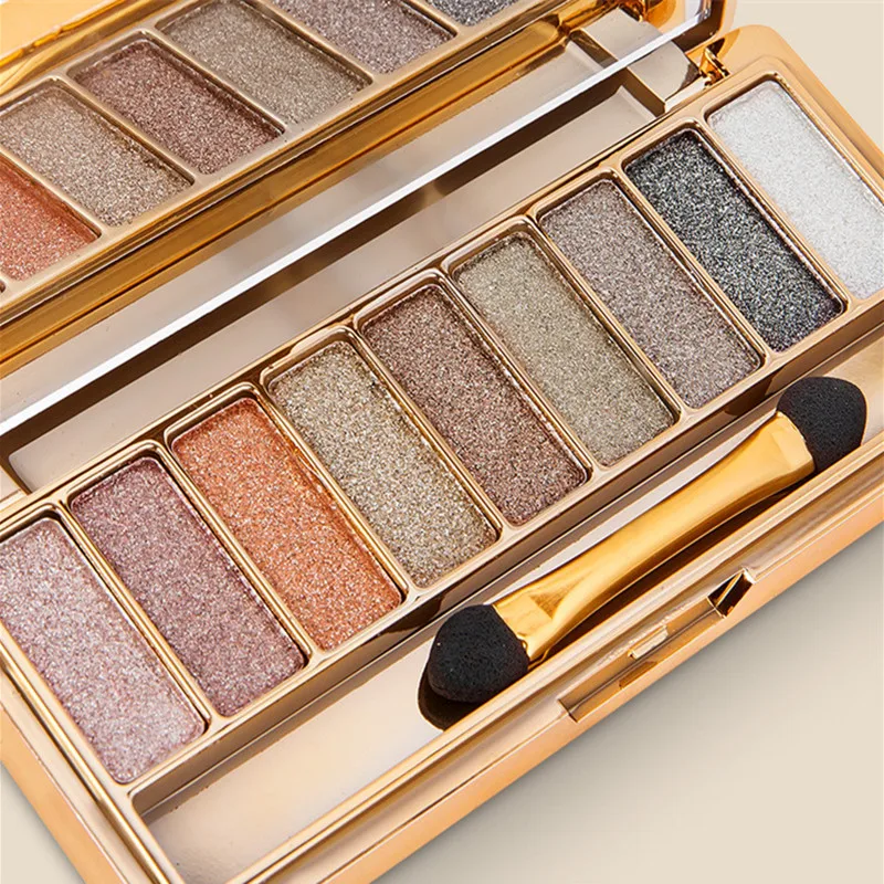 

Professional shimmer Eye Shadow glitter Maquillage 9 Colors Diamond Bright Makeup Eyeshadow Naked Smoky Palette Make Up Set