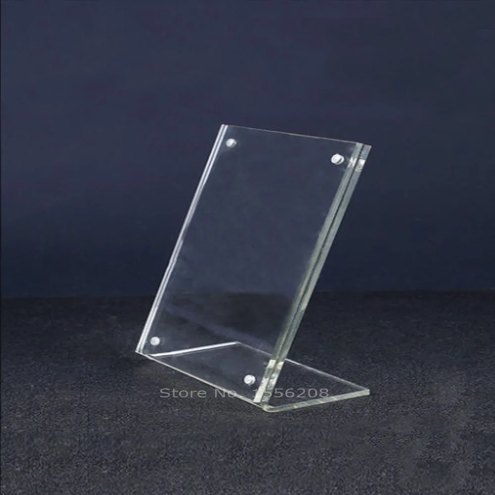 13x18cmVertically Clear Acrylic Picture Holder Price Stand Label Card Display Photo L Magnetic Frame
13x18cmVertically Clear Acrylic Picture Holder Price Stand Label Card Display Photo L Magnetic Frame