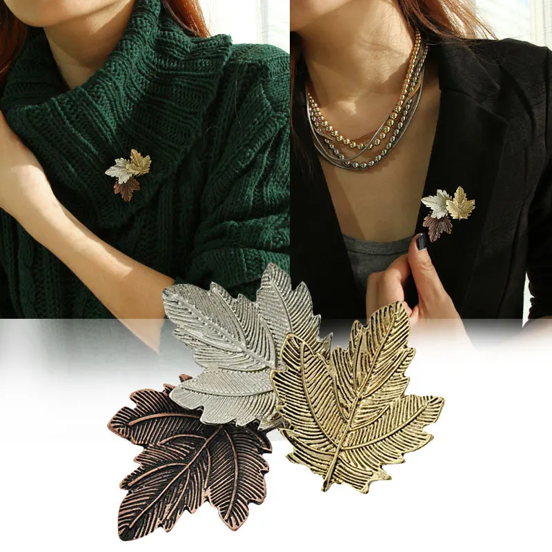 Hot Vintage Pin Maple Leaf Brooch Brooches Pins Exquisite Collar For Women Dance Party Accessories SMA66
Hot Vintage Pin Maple Leaf Brooch Brooches Pins Exquisite Collar For Women Dance Party Accessories SMA66