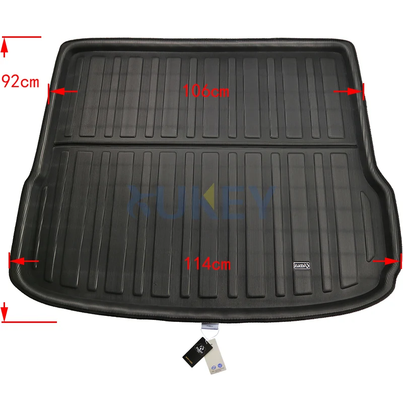 MP Essentials Black Durable Boot Liner Mat Tray for VW Touareg 2010