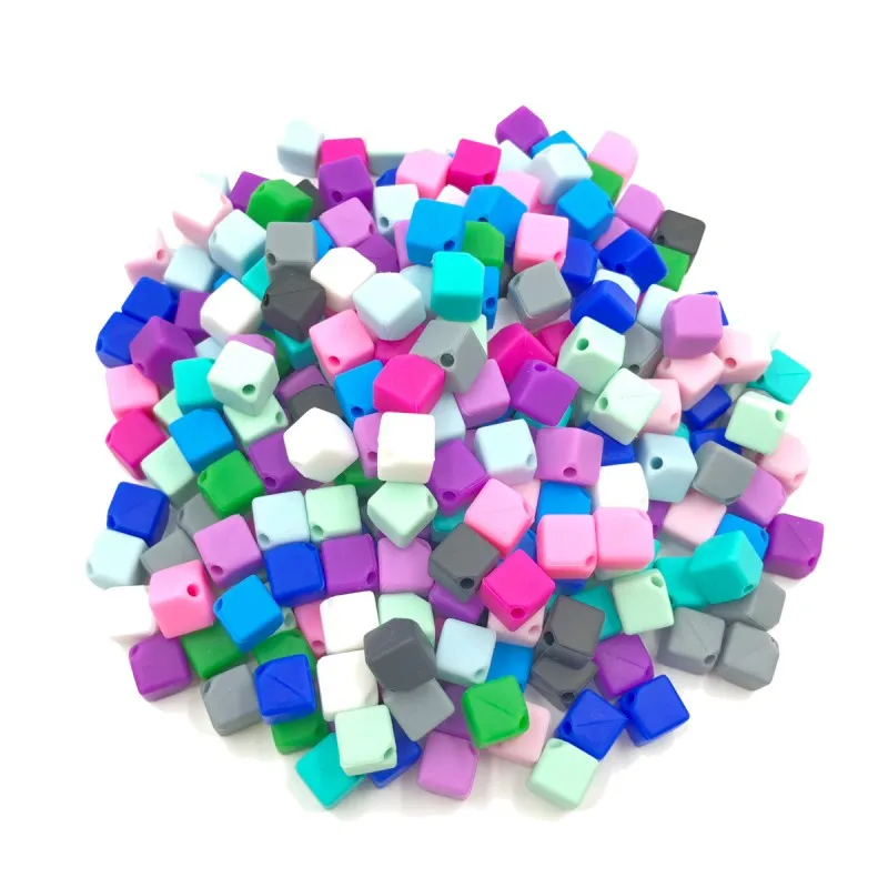 10Pcs Cube Silicone Bead Baby Teether /Pacifier Chain Beads BPA Free Square Silicone Teething Necklace 9mm
10Pcs Cube Silicone Bead Baby Teether /Pacifier Chain Beads BPA Free Square Silicone Teething Necklace 9mm