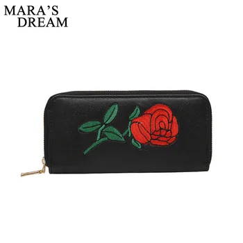 Mara's Dream 2018 New Embroidery Rose Clutch Zipper Wallets Fashion Card Holders Girl Folk Style National Money Bag Phone Clutch
Mara's Dream 2018 New Embroidery Rose Clutch Zipper Wallets Fashion Card Holders Girl Folk Style National Money Bag Phone Clutch