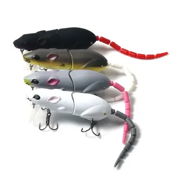 Fishing Bait Simulated Mouse Vivid Imitation Casting Weever Snakehead Lure Artificial Baits Tackle Section Black Fish Accessorie