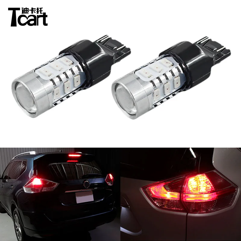 Tcart 2pcs Car LED White Rear Tail Backup Light Red Stop Brake Bulb W21W 7443 Lamps For Nissan X-Trail T32 2014-2018 Accessories
Tcart 2pcs Car LED White Rear Tail Backup Light Red Stop Brake Bulb W21W 7443 Lamps For Nissan X-Trail T32 2014-2018 Accessories