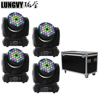 Free Shipping 4pcs/Lot LED Beam 36x3w RGBW Beam Moving Head Light For Dj Disco Parties Show Lights Light With Flight Case
Free Shipping 4pcs/Lot LED Beam 36x3w RGBW Beam Moving Head Light For Dj Disco Parties Show Lights Light With Flight Case