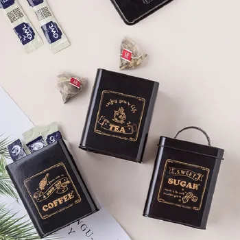 Tea Coffee Sugar Retro square sealed cans coffee pot coffee powder cans coffee beans cans Storage Tank household Kitchen Utensil
Tea Coffee Sugar Retro square sealed cans coffee pot coffee powder cans coffee beans cans Storage Tank household Kitchen Utensil