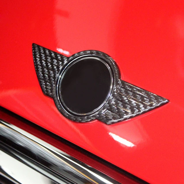 New Carbon fiber sticker outside decoration Emblem Front badge for MINI COOPER F55 F56 F54 car styling body sticker
New Carbon fiber sticker outside decoration Emblem Front badge for MINI COOPER F55 F56 F54 car styling body sticker