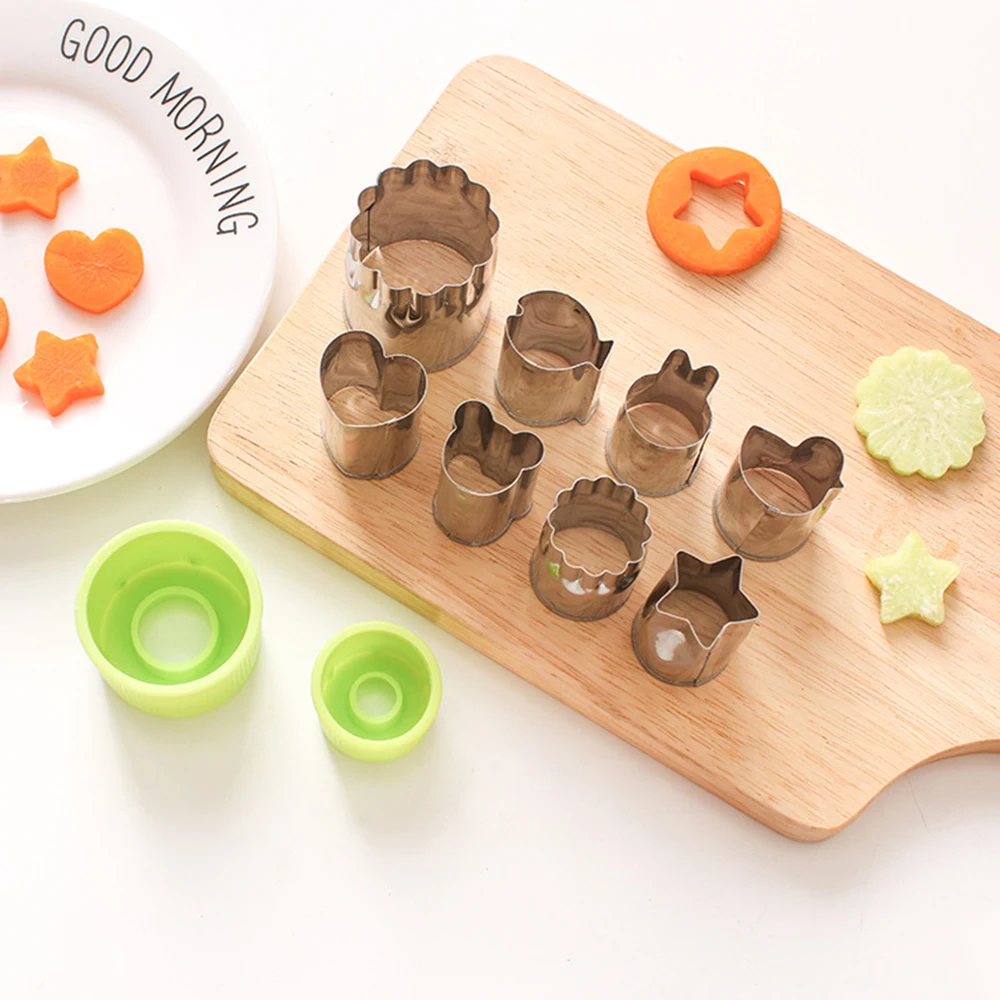 8pcs/set Stainless Steel Flower Shape Vegetable Cookie Cutters Tools Fondant Cakes Mold DIY Cookie Baking Tool
8pcs/set Stainless Steel Flower Shape Vegetable Cookie Cutters Tools Fondant Cakes Mold DIY Cookie Baking Tool