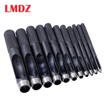 LMDZ 1Pcs 11 Size Round Carbon Steel Leather Craft Shank Hollow Hole Punch 1mm-10mm for Leather Belt Band Gasket Punch Tools
LMDZ 1Pcs 11 Size Round Carbon Steel Leather Craft Shank Hollow Hole Punch 1mm-10mm for Leather Belt Band Gasket Punch Tools