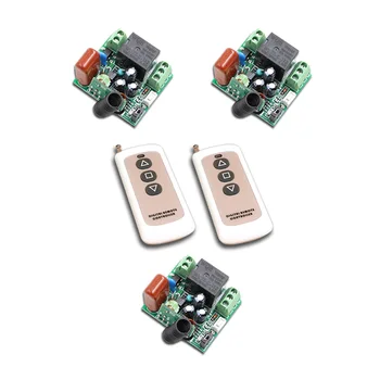 315Mhz/433Mhz Mini size 3 Receivers+2Transmitter RF 220V 4CH Wireless Remote Control Power Switch System For LED Light Lamp
315Mhz/433Mhz Mini size 3 Receivers+2Transmitter RF 220V 4CH Wireless Remote Control Power Switch System For LED Light Lamp