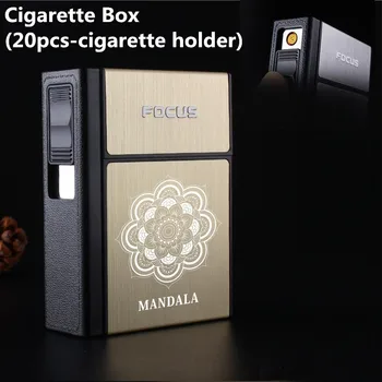 Indie Mandala Case Cigarette Box with removable Electric Lighter Windproof Cigarette Lighter USB Electronic gadgets for Men
Indie Mandala Case Cigarette Box with removable Electric Lighter Windproof Cigarette Lighter USB Electronic gadgets for Men