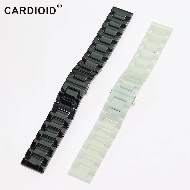 Luxury Smooth Ceramic Watchband For Any Model Watch 14-22mm Butterfly Buckle Chain Style Bracelet Strap With Adapters For iwatch 
Luxury Smooth Ceramic Watchband For Any Model Watch 14-22mm Butterfly Buckle Chain Style Bracelet Strap With Adapters For iwatch