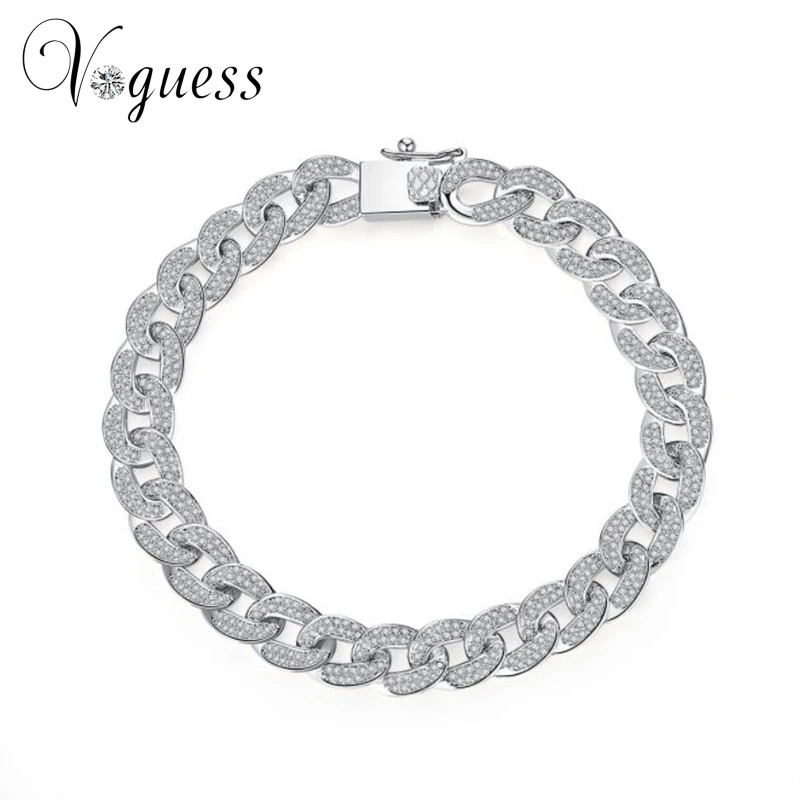 

VOGUESS Luxury Womem Bangle Bracelet AAA Cubic Zirconia Stones Paved Shining CZ Bracelet Wedding Bracelets for Women