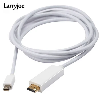 Larryjoe 100pcs/Lot*1.8M/6FT Thunderbolt Mini Display Port Male MINI DP to HDMI Male Converter cable For Apple Macbook Mac Pro 
Larryjoe 100pcs/Lot*1.8M/6FT Thunderbolt Mini Display Port Male MINI DP to HDMI Male Converter cable For Apple Macbook Mac Pro
