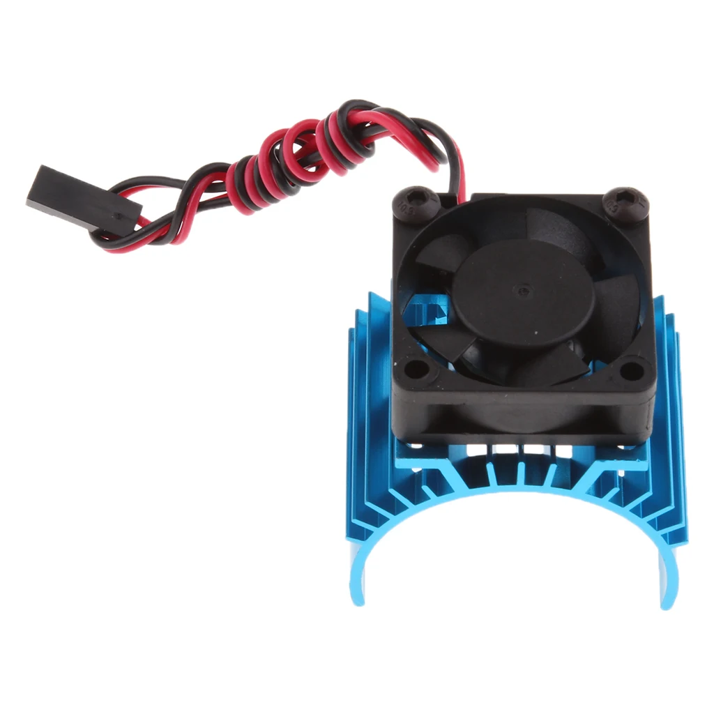 1110/540/550 Motor Heat Sink with Fan Cooling for HSP Sakura Traxxas RC 1:10 RC Car Parts Accessory Blue