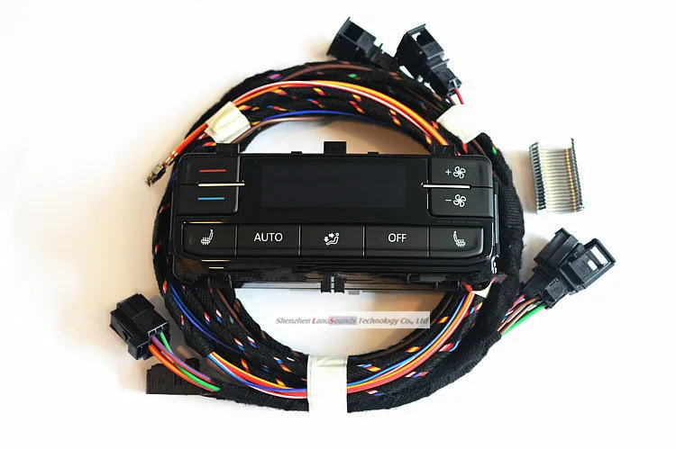 oem arka koltugu isitici koltuk isitma ac denetleyici paneli pad kablo kablolama vw passat b8 teramont atlas seat oem heater control panelheater ac control aliexpress