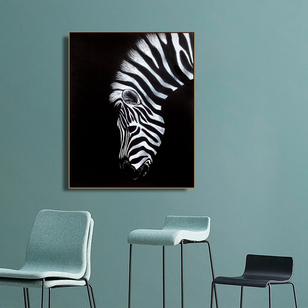 Zebra Canvas Calligraphy & Painting Black and White Decor Art Posters and Prints Wall Picture for Living Room Home Decoration
Zebra Canvas Calligraphy & Painting Black and White Decor Art Posters and Prints Wall Picture for Living Room Home Decoration