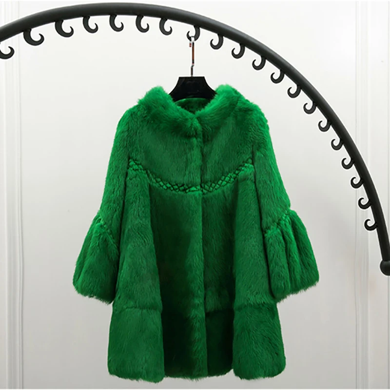 2017 new autumn and winter real rabbit fur coat jacket and long sections loose large size women
2017 new autumn and winter real rabbit fur coat jacket and long sections loose large size women