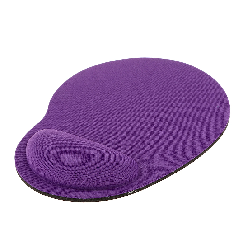 Comfortable Gel Wrist Rest Support Game Mouse Mice Mat Pad for Computer PC Laptop Anti Slip Circular Mouse Pad Purple
Comfortable Gel Wrist Rest Support Game Mouse Mice Mat Pad for Computer PC Laptop Anti Slip Circular Mouse Pad Purple