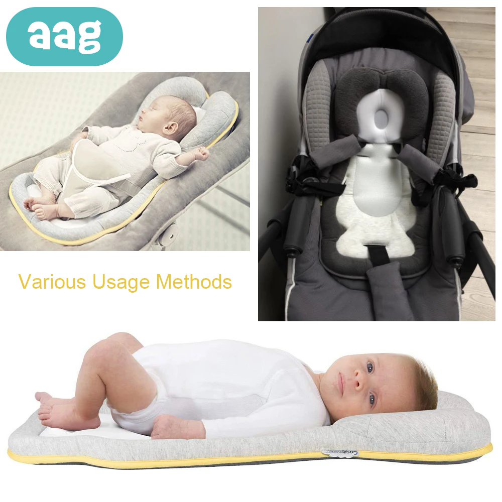 AAG Newborn Sleep Positioner Pillow Cotton Comfortable Sleeping Headrest Pillow Anti Roll Cushion Stroller Accessories 40
AAG Newborn Sleep Positioner Pillow Cotton Comfortable Sleeping Headrest Pillow Anti Roll Cushion Stroller Accessories 40
