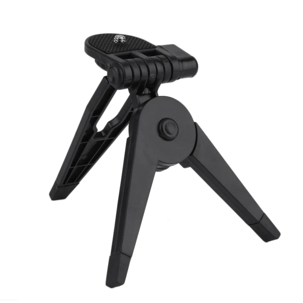 Portable Mini Plastic Foldable Photography Tripod Table Desk Stand Mounting Bracket for Camera Camcorder DSLR SLR Black HOT NEW