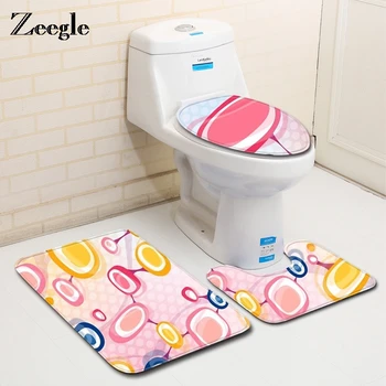 Zeegle Bath Mat Flannel Memory Foam Bathroom Carpet Anti-slip Bathroom Floor Mats Toilet Rug Set Lid Cover Shower Mats
Zeegle Bath Mat Flannel Memory Foam Bathroom Carpet Anti-slip Bathroom Floor Mats Toilet Rug Set Lid Cover Shower Mats