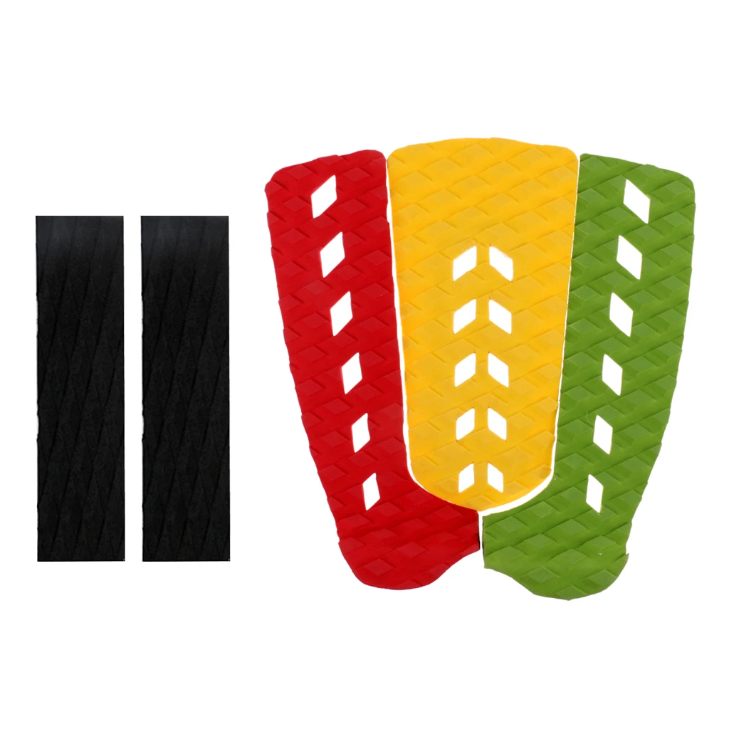 3 PCS Non-Skid Traction Pad with 2 Pieces Traction Surfing Surfboard Funboard Shortboard Pad Bar Grip Longboard Surfers Windsurf
3 PCS Non-Skid Traction Pad with 2 Pieces Traction Surfing Surfboard Funboard Shortboard Pad Bar Grip Longboard Surfers Windsurf