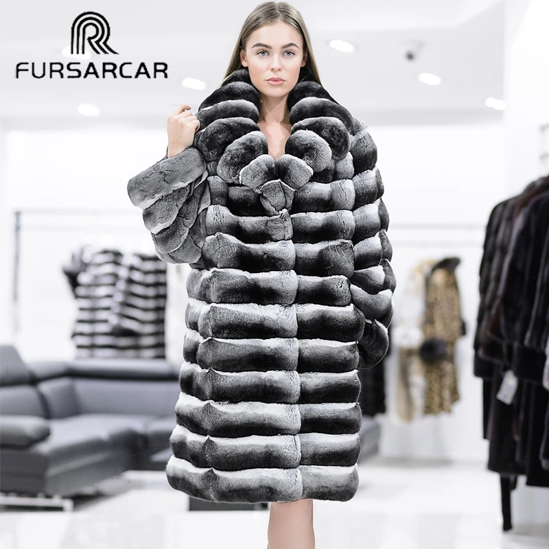 FURSARCAR Real Rex Rabbit Fur Female Jacket Fur Collar Genuine Natural Rex Rabbit Fur Coat Women Winter Thick Warm Outerwear
FURSARCAR Real Rex Rabbit Fur Female Jacket Fur Collar Genuine Natural Rex Rabbit Fur Coat Women Winter Thick Warm Outerwear