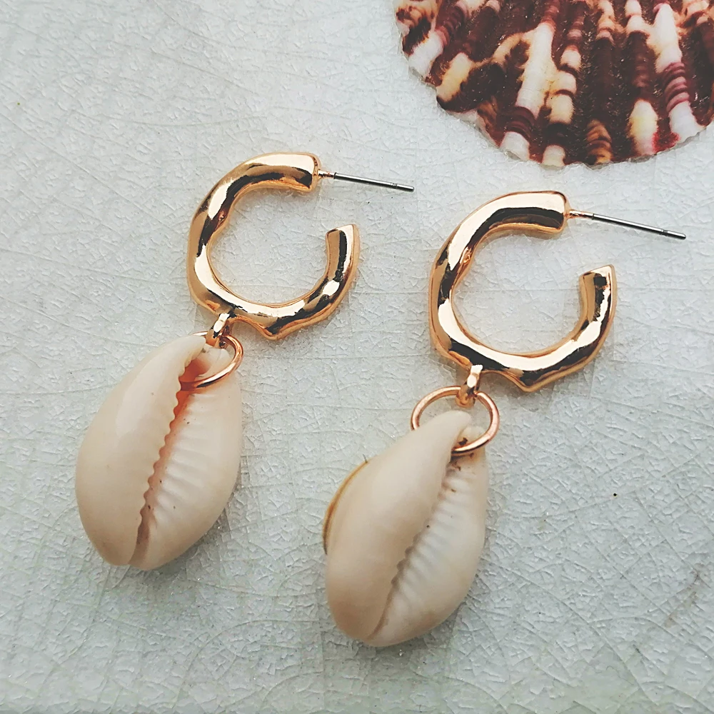 IF YOU Sea Shell Earrings For Women Gold Silver Color Metal Shell Cowrie Statement Earrings 2019 New Summer Beach Jewelry
IF YOU Sea Shell Earrings For Women Gold Silver Color Metal Shell Cowrie Statement Earrings 2019 New Summer Beach Jewelry