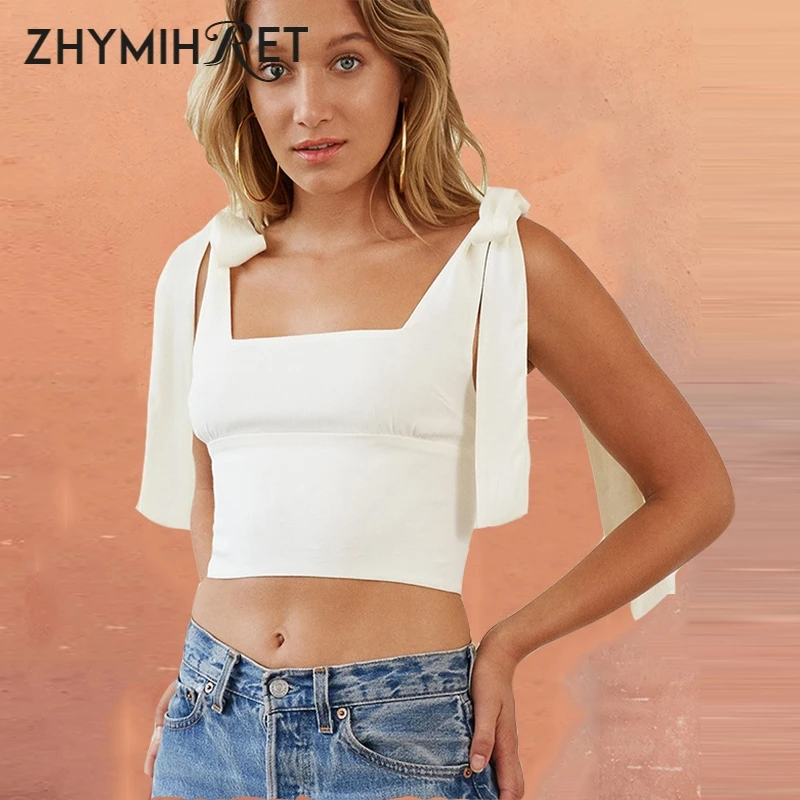 ZHYMIHRET Sweet Bow White Tank Tops Square Neck Lace Up Strap Summer Crop Top Female Backless Zipper Festival Tops Streetwear
ZHYMIHRET Sweet Bow White Tank Tops Square Neck Lace Up Strap Summer Crop Top Female Backless Zipper Festival Tops Streetwear