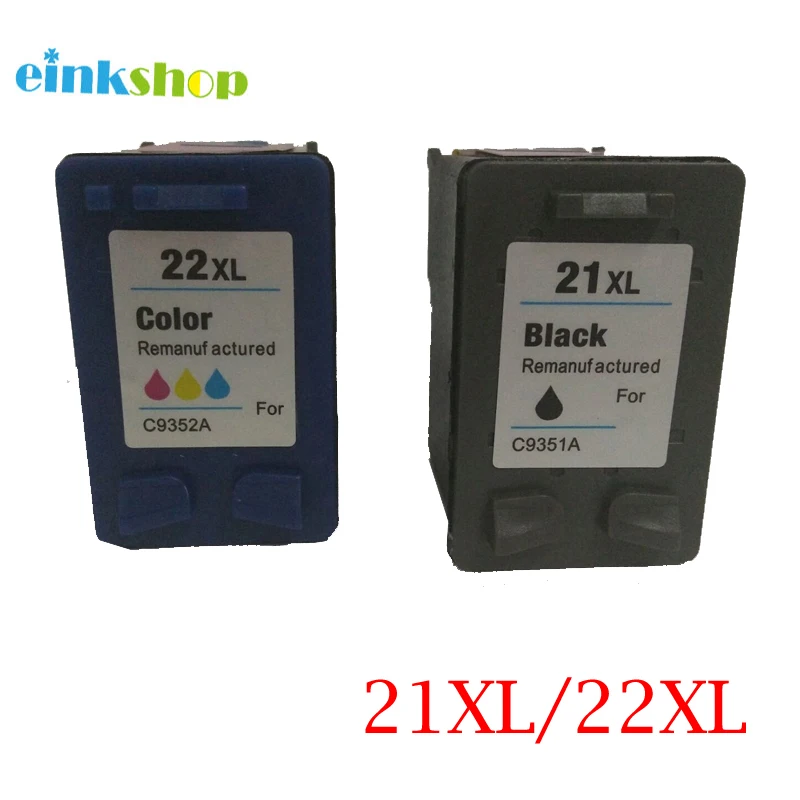 einkshop 21XL 22XL Remanufacture Ink Cartridge Replacement for HP 21 XL 22 XL Deskjet 1530 1455 F2100 F2180 F4100 F4180 printer
einkshop 21XL 22XL Remanufacture Ink Cartridge Replacement for HP 21 XL 22 XL Deskjet 1530 1455 F2100 F2180 F4100 F4180 printer