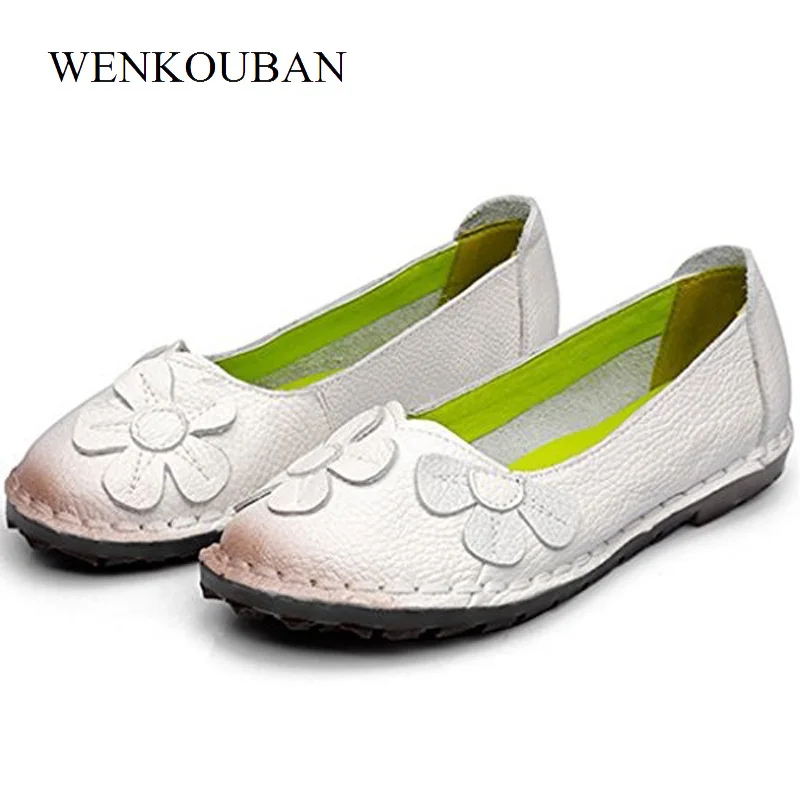 Slip on Women Genuine Leather Shoes Loafers Flat Shoes Women Ballerina Female Summer Ballet Flats Rubber Sole Zapatos Mujer
Slip on Women Genuine Leather Shoes Loafers Flat Shoes Women Ballerina Female Summer Ballet Flats Rubber Sole Zapatos Mujer